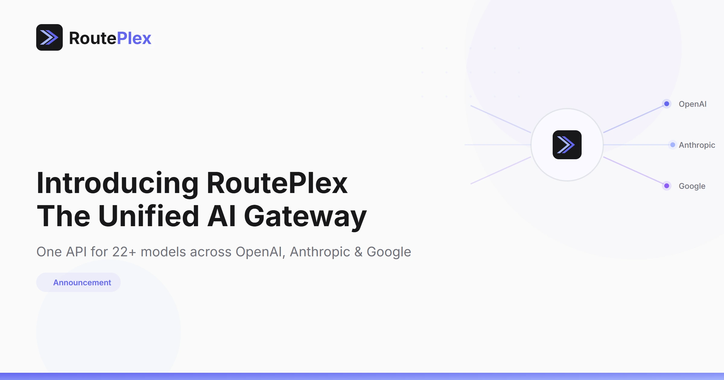 Introducing RoutePlex: The Unified AI Gateway